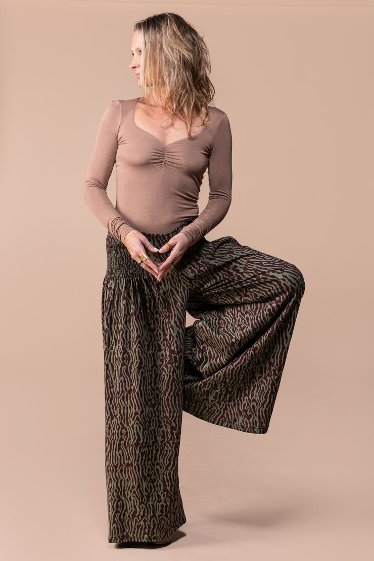 New Kajol Pants Hand Tie-Dyed Cotton Jersey AW 2023