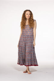 New Amber Dress Hand Block Printed Pure Cotton SS24