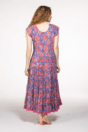 New Amber Dress Hand Block Printed Pure Cotton SS24